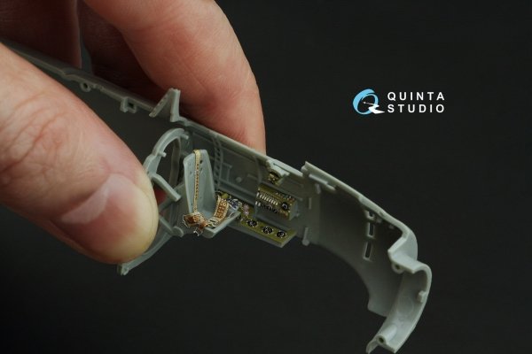 Quinta Studio QD48468 A6M2 Zero (Mitsubishi Prod.) 3D-Printed coloured Interior on decal paper (Academy) 1/48