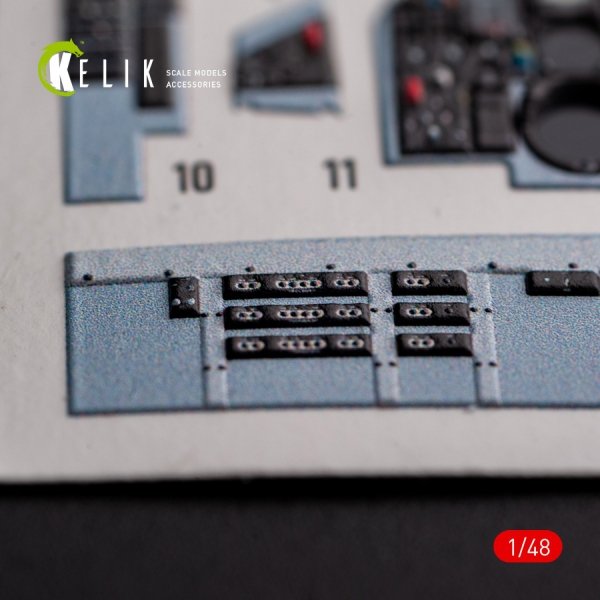KELIK K48096 F-105D Thunderchief - interior 3D decals for HobbyBoss kit 1/48