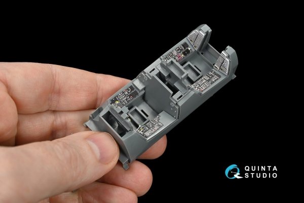 Quinta Studio QD48074 F-14D 3D-Printed &amp; coloured Interior on decal paper (for AMK kit) 1/48