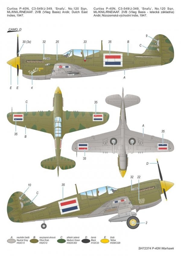 Special Hobby 72374 P-40N Warhawk 1/72