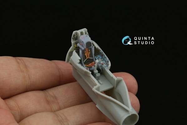 Quinta Studio QD+72168 Su-17M3 3D-Printed coloured Interior on decal paper (Modelsvit) (with 3D-printed resin part) 1/72