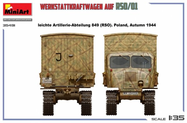 MiniArt 35491 Werkstattkraftwagen Auf RSO/01 1/35