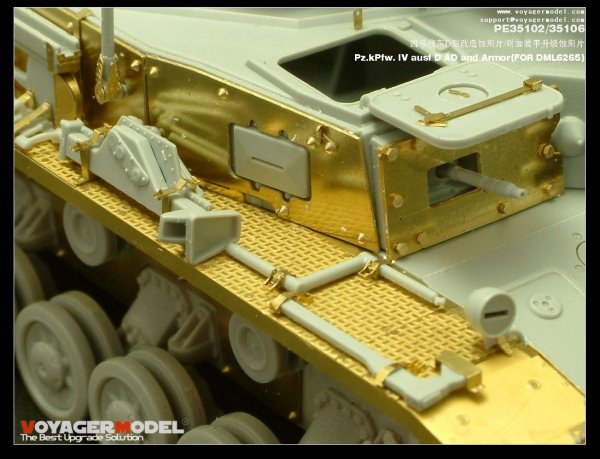 Voyager Model PE35102 Pz.KPfw. IV Ausf D For DRAGON 6265 1/35