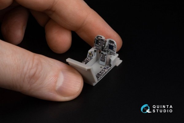 Quinta Studio QDS-48309 AV-8B Late 3D-Printed &amp; coloured Interior on decal paper (Hasegawa) (Small version) 1/48