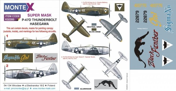 Montex K32300 P-47D 1/32