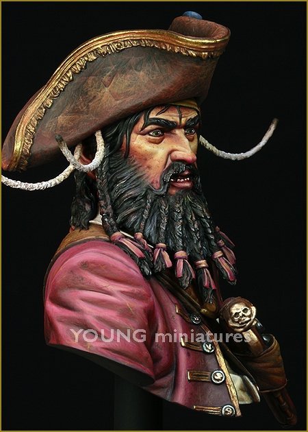 Young Miniatures YH1823 BLACK BEARD 1718 Queen Anne's Revenge 1/10