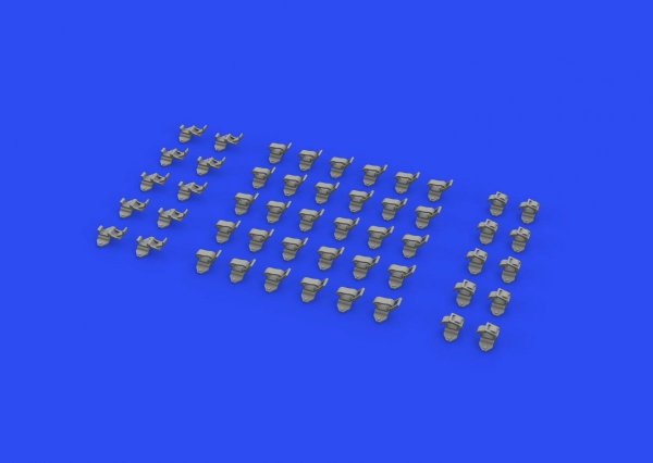 Eduard 635017 WWII German clamps Type 1 PRINT 1/35