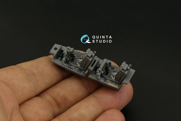 Quinta Studio QD72039 F-15E 3D-Printed &amp; coloured Interior on decal paper (Academy) 1/72