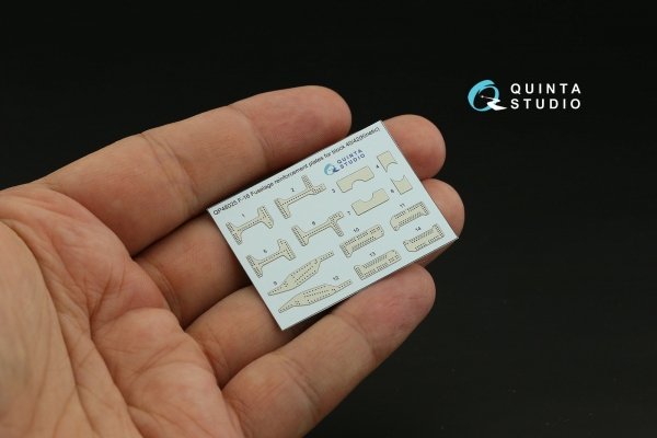 Quinta Studio QP48025 F-16 block 40/42 reinforcement plates (Kinetic 2008 tool) 1/48