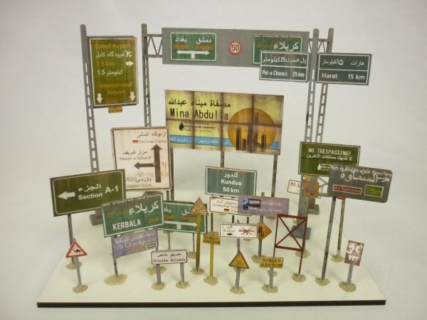 RT-Diorama 35582 Traffic sign holder No.1 1/35