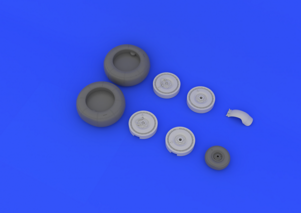 Eduard 648134 Ju 88 wheels late 1/48 (Dragon)
