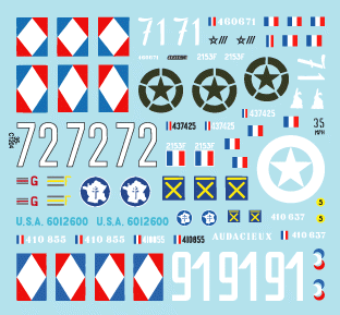 Star Decals 35-C1204 French M3A1 White Scout Car 1/35