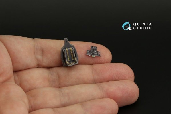 Quinta Studio QD72038 H75 M/N/O 3D-Printed &amp; coloured Interior on decal paper (Clear Prop) 1/72