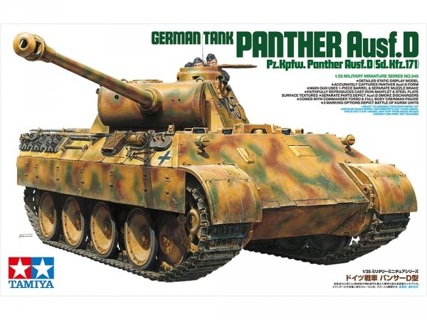 Tamiya 35345 German Tank Panther Ausf.D