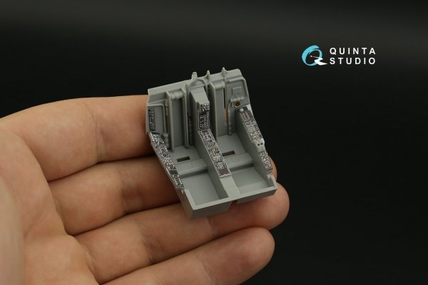 Quinta Studio QDS-48394 A-6E TRAM 3D-Printed &amp; coloured Interior on decal paper (Kinetic) (Small version) 1/48