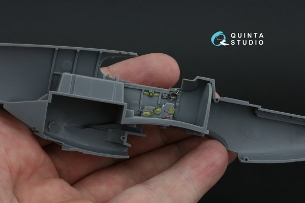 Quinta Studio QD48482 P-51B/C (Late) 3D-Printed coloured Interior on decal paper (Tamiya) 1/48