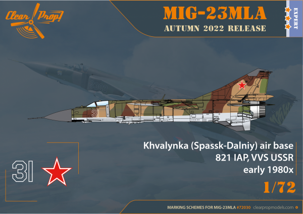 Clear Prop! CP72030 MiG-23MLA Flogger-G EXPERT KIT 1/72