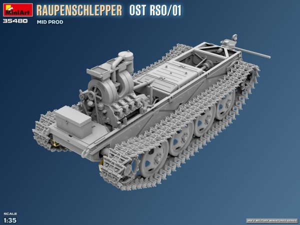 Miniart 35480 Raupenschlepper Ost RSO/01 Mid Prod. 1/35