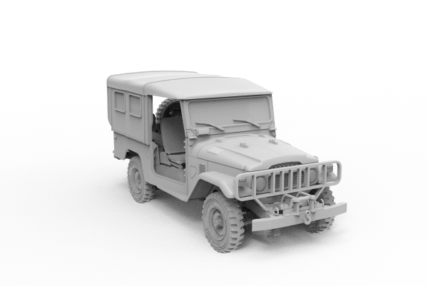 AK Interactive AK35004 FJ43 SUV WITH SOFT TOP IDF &amp; LAF 1/35