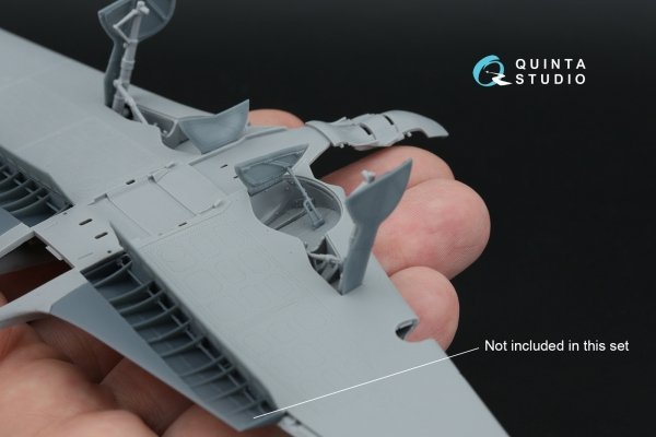 Quinta Studio QT48146 Yak-7B Undercarriage covers (Zvezda) 1/48