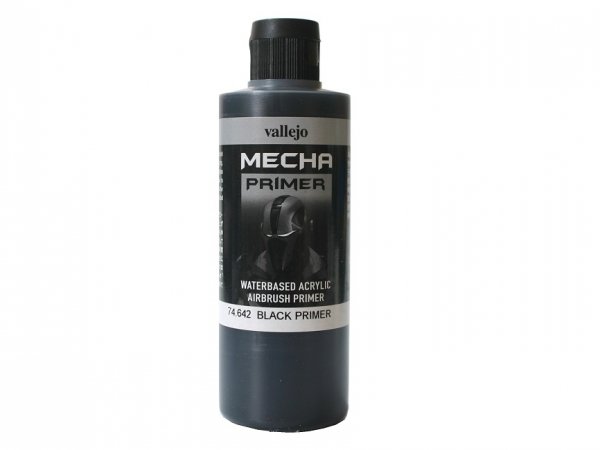 Vallejo 74642 Mecha Black Primer 200ml