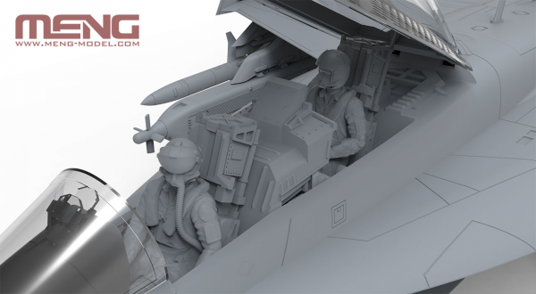 Meng LS-019 Boeing EA-18G Growler Electronic Attack Aircraft Yellow Jackets 1/48
