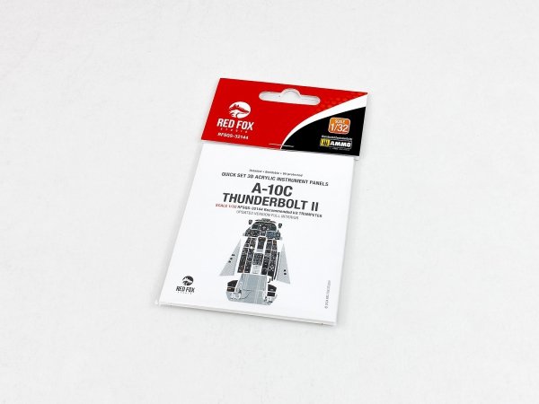Red Fox Studio QS-32144  A-10C Thunderbolt II Updated full interior for Trumpeter 3D colored resin IP 1/32
