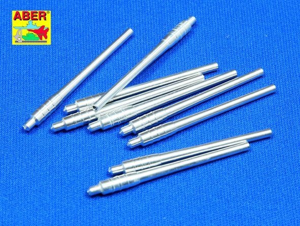 Aber 350L-09 Set of 9 pcs 460 mm barrels for Japanese ships Yamato and Musashi (1:350)