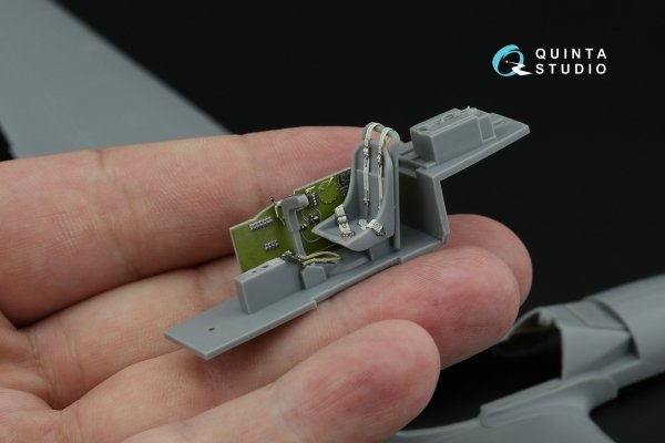 Quinta Studio QD48641 P-38G Lightning 3D-Printed &amp; coloured Interior on decal paper ( Hasegawa ) 1/48