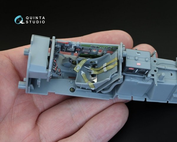 Quinta Studio QD32005 P-51D (Early) 3D-Printed &amp; coloured Interior on decal paper (for Tamiya kit) 1/32