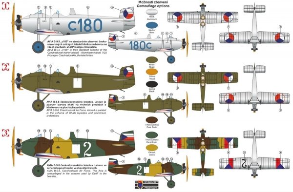 Kovozavody Prostejov KPM4818 Avia BH-9 „Boska“ 1/48