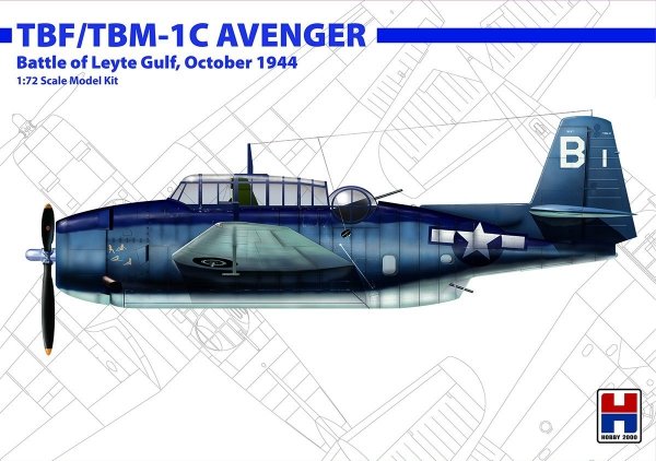 Hobby 2000 72010 TBF/TBM-1C Avenger Battle of Leyte Gulf, October 1944 1/72
