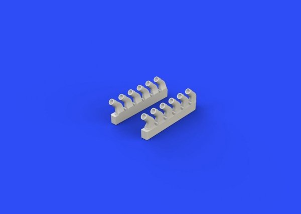 Eduard 672111 Spitfire exhaust stacks - rounded EDUARD 1/72