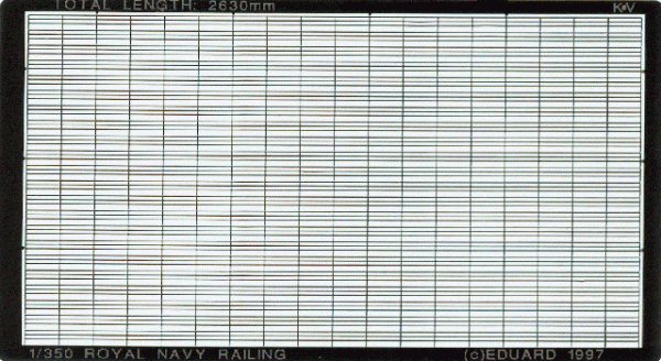 Eduard 99007 Royal Navy Railing 1/350 