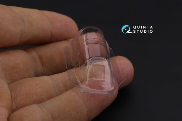 Quinta Studio QC48081 Yak-2 vacuformed clear canopy (for Mars Models kit) 1/48