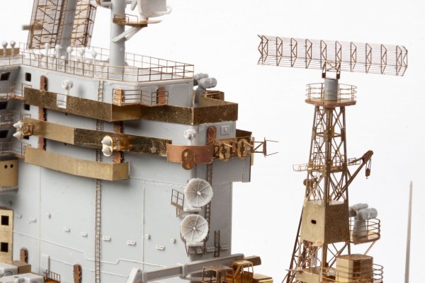 Eduard 53301 USS Nimitz CVN-68 part 7 Trumpeter 1/350