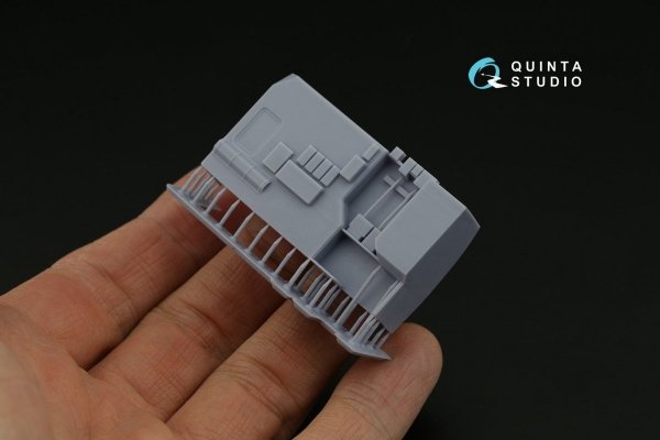 Quinta Studio QD+48357 Ka-27PL Military version 3D-Printed &amp; coloured Interior on decal paper (Hobby Boss) (with 3D-printed resin parts) 1/48