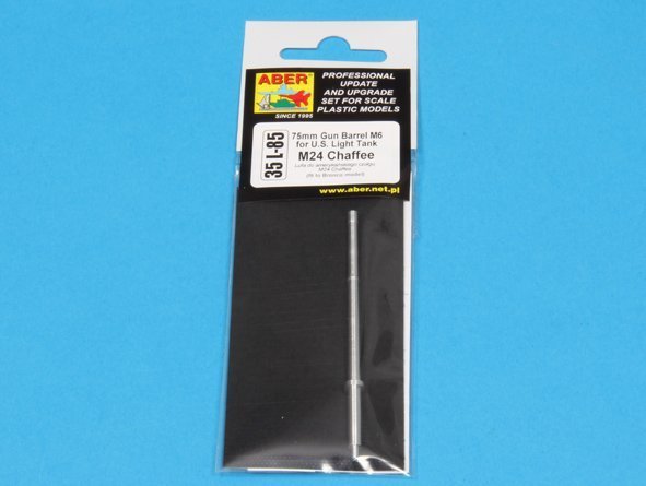 Aber 35L-085 75mm Gun barrel for U.S. light tank M24 Chaffee (1:35)	