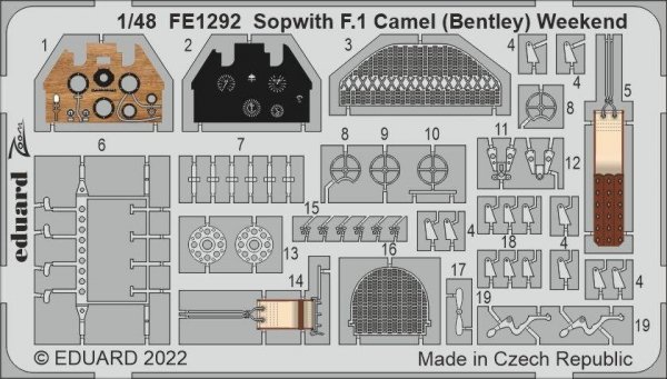 Eduard FE1292 Camel (Bentley) Weekend EDUARD 1/48