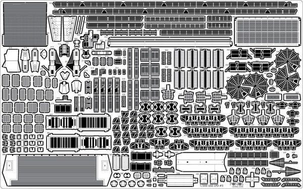 Pontos 35016F1 USS San Antonio Class LPD Detail Up Set (1:350)