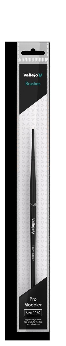 VALLEJO B01100 - Pędzel - Pro Modeler - Natural Hair Round No. 10/0