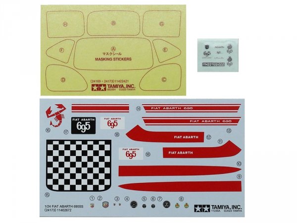 Tamiya 24173 Fiat Abarth 695SS 1/24