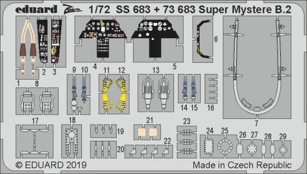 Eduard BIG72152 Super Mystere B.2 1/72 SPECIAL HOBBY