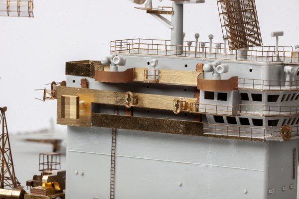 Eduard 53301 USS Nimitz CVN-68 part 7 Trumpeter 1/350