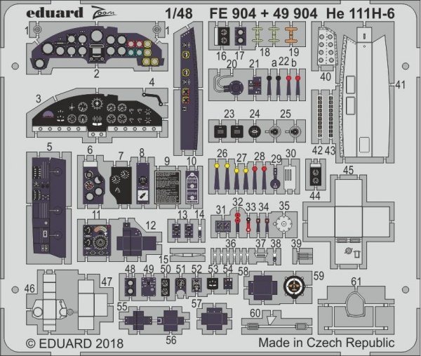 Eduard FE904 He 111H-6 ICM 1/48