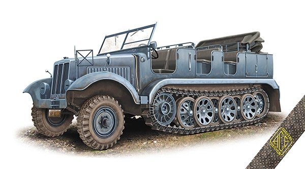 ACE 72568 Sd.Kfz. 6/1 Zugkraftwagen 5t Artillerie 1/72