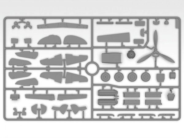 ICM 32092 Normandie-Niémen. Plane of Marcel Lefevre (Yak-9T with Marcel Lefevre figure) 1/32