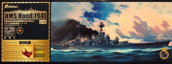 FlyHawk Model FH1160s HMS Hood 1941 Deluxe Edition 1/700