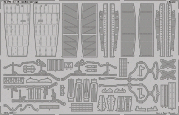 Eduard 32306 He 111 undercarriage 1/32 Revell