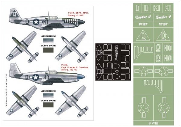 Montex K32130 P-51B Mustang 1/32